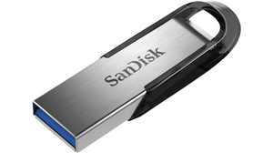 USB Stick, Ultra Flair USB 3.0, 64GB, USB 3.0, Musta / hopea
