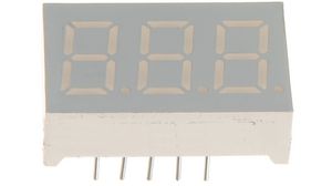 7-Segment-LED-Anzeige ELT-315 Grün-Gelb 9.2mm 575nm 3.2mcd 2V THT Gemeinsame Kathode