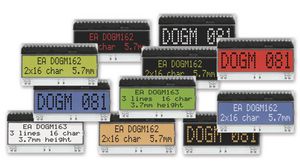 Dot Matrix LCD-display 3.65 mm 3 x 16