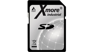 Industrial Memory Card, SD, 256MB, 30MB/s, 25MB/s, Black