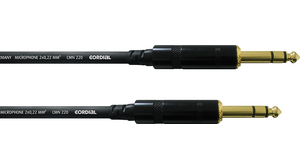 Audio Cable, Stereo, 6.35 mm Jack Plug - 6.35 mm Jack Plug, 6m