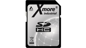 Industrial Memory Card, SD, 4GB, 30MB/s, 25MB/s, Black
