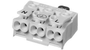 Screwless Terminal Block, 0.5 ... 2.5mm?, 450V, 3 Poles