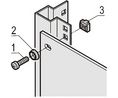 Flachkopfschraube, M6, 16mm, verzinkter Stahl, Packung à 100 Stück