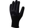 Protective Gloves, Polyamide / Acrylic / Nitrile Foam, Glove Size 9, Black