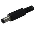 DC Power Connector, Plug, Straight, 2.1x5.5x10mm