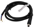 DC-Anschlusskabel, 2.1x5.5x9.5mm Stecker - Offene Enden, Gerade, 500mm, Schwarz