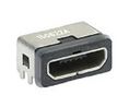 USB Connectors MicroUSB B Rec SMT WOut F, Roll of 700 Pieces