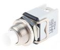 APEM Push Button Switch, Momentary, Panel Mount, 12.2mm Cutout, SPST, 250V ac