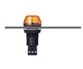 LED Signal Beacon AC / DC 24V 26mA 30mm Orange IP65 / IK08 Plug-In Terminal / Screw Terminal IBS