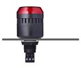 Illuminated Panel Mount Buzzer, Red, M22 Continuous / Pulse Black 24 VAC/VDC 40mA 98dB 3.5kHz Polycarbonate Screw Terminal IP65 / IK08 ELM