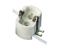 Lampsockel G12 4A 750V Keramisk Vit