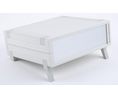 Plastic Enclosure, ABS, 199x224x72mm, Light Grey