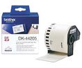 Brother White Black Print Label Roll, 62mm Width, 1 Roll Qty