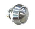 Pushbutton Switch Momentary Function Anodised Aluminium 1NO IP67 Screw Terminal