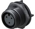 Power connector, Socket, 3 Contacts, 8A, 250VAC/VDC, IP69K