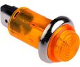Orange Neon Panel Mount Indicator, 240V, 13mm Mounting Hole Size