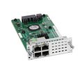 1Gbps Network Interface Module for 4000 Series Integrated Services Routers, Layer 2, 4x SFP