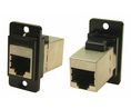 Panel Feedthrough Metal Frame Connector, CSK, RJ45 Socket - RJ45 Socket