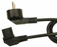 IEC Device Cable DE Type F (CEE 7/4) Plug - IEC 60320 C13 2.5m Black