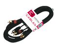 Ljudkabel, Stereo, 2x RCA-kontakt - 2x RCA-kontakt, 1.5m