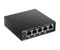 PoE-bryter, Layer 2 Unmanaged, 1Gbps, 60W, RJ45-porter 5, PoE-porter 4
