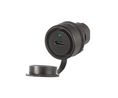 Pushbutton Actuator with USB 3.0 Socket Type C-A Pushbutton Black IP20 / IP66 EAO 46 Series