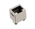 Modular Connector, Jack, RJ45, CAT5, Straight, Positions - 8, Contacts - 8, Shielded, Pack of 5 pieces