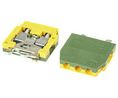 SNA Series Green/Yellow DIN Rail Terminal Block, 4mm², Single-Level, Screw Termination