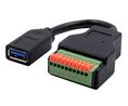 Adaptateur, 150mm, Prise USB-A 3.0 - Bloc de jonction