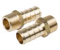 Legris Brass Pipe Fitting, Straight Threaded Tailpiece Adapter, Male R 3/4in to Male 19mm