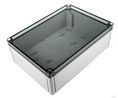 Spelsberg TK PS Series Grey Polystyrene Enclosure, IP66, Transparent Lid, 254 x 180 x 90mm
