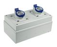 Scame IP44 Blue Surface Mount Socket, Rated At 16A, 200 → 250 V