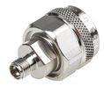 RF-adapter, Rak, N-kontakt - SMA-sockel, 50Ohm