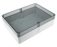 Spelsberg TK PS Series Grey Polystyrene Enclosure, IP66, Transparent Lid, 360 x 254 x 111mm