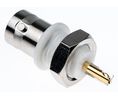 Telegartner, Jack Panel Mount BNC Connector, 50Ohm, Solder Termination, Straight Body, Hona, Rak, 50Ohm
