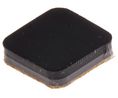 Square Polymer Non Slip Pad 12.7mm width x 12.7mm length x 3mm height