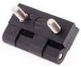 Pinet Polyamide Butt Hinge, Bolt-on Fixing, 40mm x 40mm x 5mm, 40mm