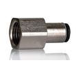Legris LF3000 Series Straight Threaded Adaptor, G 1/4 Female to Push In 6 mm, Threaded-to-Tube Connection Style