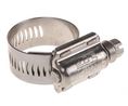 HI-TORQUE Stainless Steel Slotted Hex Worm Drive, 16mm Band Width, 20 → 30mm ID