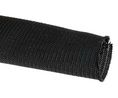 Braided PET Black Cable Sleeve, 20mm Diameter, 3m Length, Rolle à 3 Meter