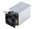 Fischer Elektronik Heatsink, Universal Rectangular Alu with fan, 0.2K/W, 100 x 62 x 74mm