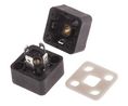 3P+E DIN 43650, Male Solenoid Valve Connector, 250 V ac Voltage, Female, 250VAC, 10A
