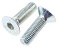 Bright Zinc Plated Steel Hex Socket Countersunk Screw, DIN 7991, M12 x 40mm, Pack of 25 pieces