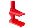 Red 6-Lock Polypropylene Ball Valve Lockout, 8mm Shackle, 203.2mm Attachment