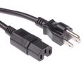 IEC C15 Socket to Type B Japanese Plug Power Cord, 2m, Kabellengte 2m
