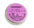 Tadiran CR2450 Button Battery, 3.6V, 24mm Diameter, Lithium Thionyl Chloride, 3.6V, 550Ah