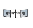 VESA Arm, Clamp / Grommet, 10kg, 26" (66 cm), Supported Displays - 2, Black