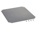 Mounting plate 350mm Galvanised Steel Grey