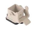 GWconnect STD - Standard Single Lever Bulkhead Mount Housing Polyamide 1 Lever Vertical Gasket Size 3A 21x21 Grey White, 10 kappaleen pakkaus